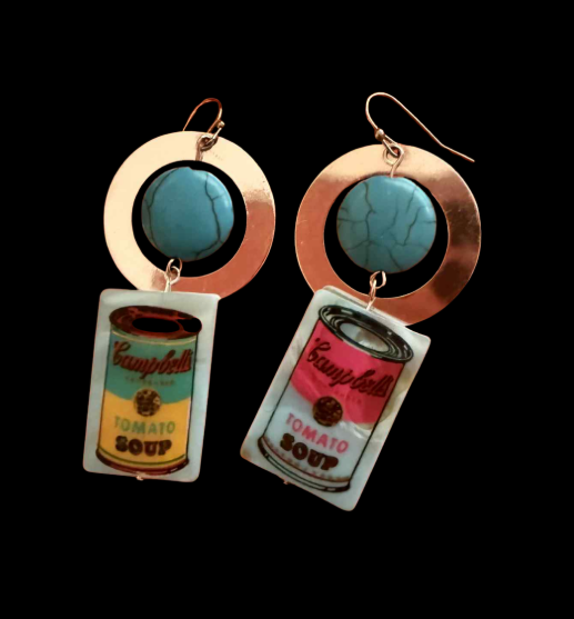 Soup Painting Earrings