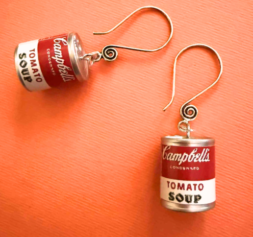 Soup Can earrings