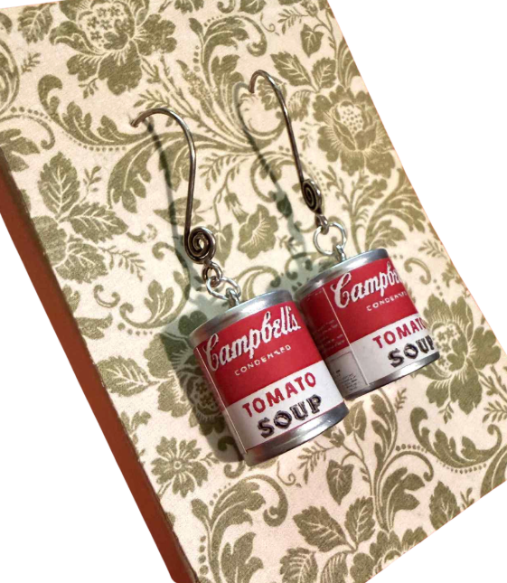 Soup Can earrings