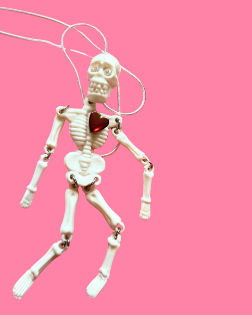 Have a Heart Skeleton Necklace