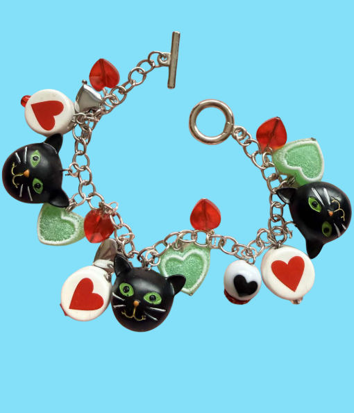 Sweet Kitty charm bracelet