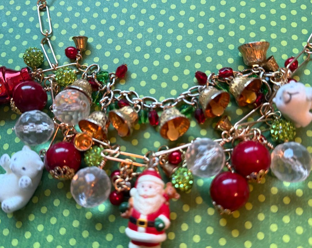 Coca-Cola Christmas Charm Necklace